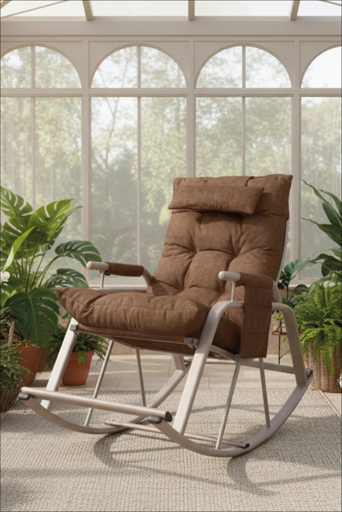 Relax sallanır sandalye Kahve